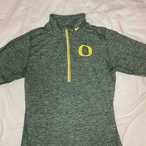 Oregon Ducks 1/3 Zip Long Sleeve